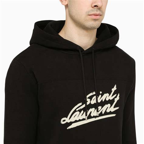 black saint laurent|saint laurent black hoodie.